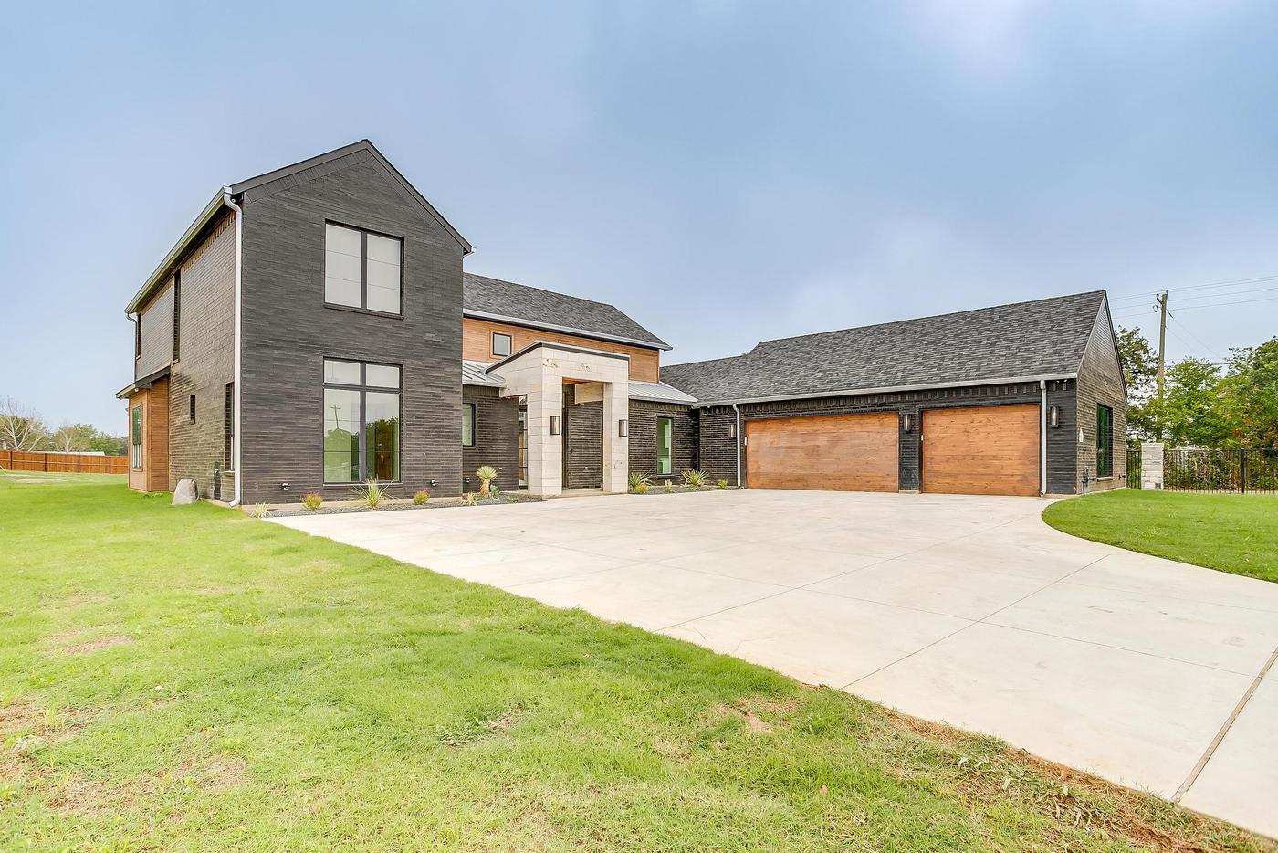 Pre-construction site preparation for custom home Texas