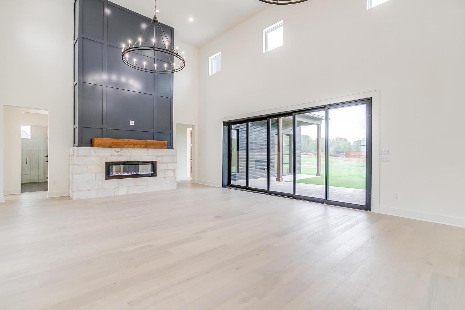 Modern living room design Burleson Fort Worth Texas
